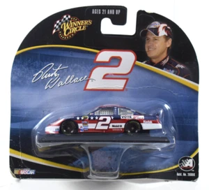 Rusty Wallace #2 Miller Vote 2004 Dodge Intrepid Winner's Circle 1/64 Short Card - Picture 1 of 5