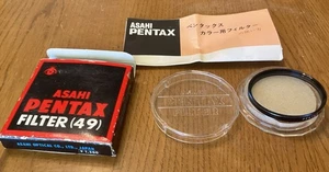 Filtro UV Asahi Pentax 49 mm L39 vintage usado en excelente estado - Imagen 1 de 4