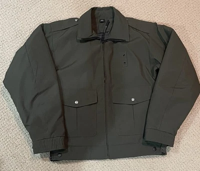 Chaqueta Uniforme de Policía Azul 3 Temporadas Verde Bosque Bombardero Cremallera Forro Talla Pequeña Foto 1 de 4
