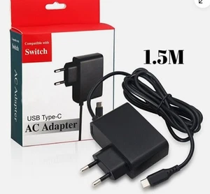 AC Netzteil Ladegeräte für Nintendo Switch Ladegerät USB-C Ladekabel Adapter - Bild 1 von 6