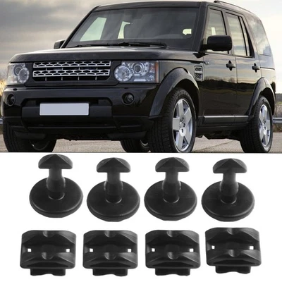 ABS Material  Black Color Rear Bumper Tow Cover Clips for Range Rover Sport - Image 1 of 4