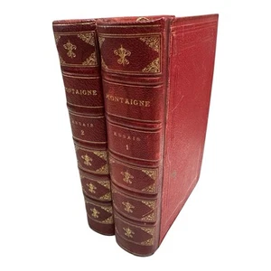 Essais de Montaigne, 2 Volumes 1-2 (Hardcover ) Nouvelle Edition - Picture 1 of 19