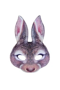 Bristol Novelty PM167 Bunny Mask EVA, Men, Women, Multi-Colour, One Size - Picture 1 of 1
