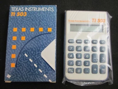 CALCULADORA TEXAS INSTRUMENTS TI 503 CALCULATOR VINTAGE - Imagen 1 de 3