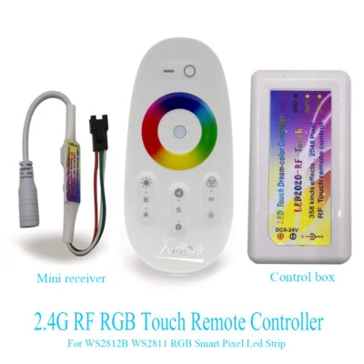 2.4G RGB RF Touch Remote Controller  For WS2811 WS2812 Smart Pixel Led Strip - Image 1 of 4