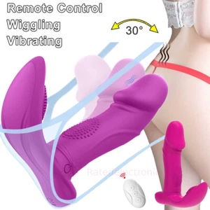Wiggling Rabbit Vibrator G Spot Dildo Massager Remote Control Women Sex Toys USB - Picture 1 of 12