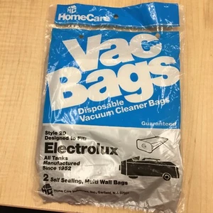 Vac Bags Style 20 Design To Fit Electrolux Manufactured Since 1952 ,2 Bags - Picture 1 of 2