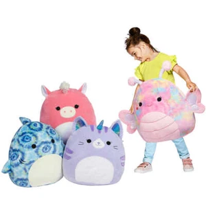 Almohada de peluche para animales de peluche de 16"" Kellytoy, malvaviscos para niños (elige mascota) - Imagen 1 de 49