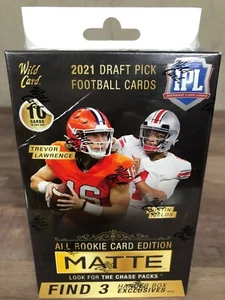Caja colgante de fútbol americano mate IPL Draft Picks 2021 negra - Imagen 1 de 5