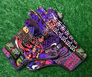 Nike NFL OBJ PE Vapor Jet 6.0 Football Gloves BLAH Black Multicolor Size 2XL New - Picture 1 of 6