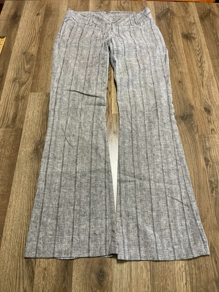 Pantalones My Michelle, para mujer talla 5, grises, pantalones de vestir, acampanados Foto 1 de 4