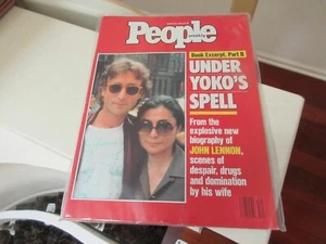 John Lennon , Yoko , Under Yoko's Spell , People Magazine Aug. 22 , 1988 - Picture 1 of 1