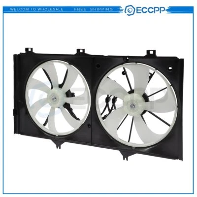 Radiator Condenser Cooling Fan Assembly For 2005-2008 2009-2012 Toyota Avalon Foto 1 de 4