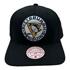 Chapeau snapback Mitchell & Ness Penguins de Pittsburgh LNH casquette logo rétro Ground 2.0