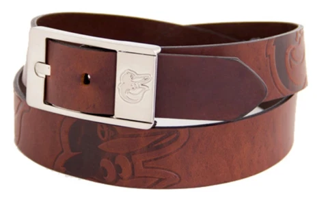 Baltimore Orioles MLB Brandish Leather Belt - Brown Brand New- FREE SHIPPING!!! Cover