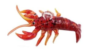 Hummer Schalentiere Ozean geblasenes Glasornament handgefertigt Neu im Karton Geschenkverpackung - Bild 1 von 1