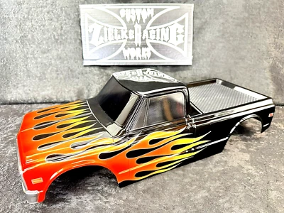 CUSTOM PAINTED RC TRUCK BODY ARRMA KRATON 6S TRAXXAS E-REVO T/E MAXX CHEVY C10 - Image 1 of 4