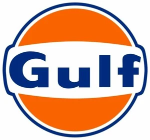 Gulf Oil Gasoline Vinyl Decal / STICKERS vinyl decal sticker racing  - Picture 1 of 1