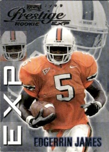 1999 Playoff Prestige EXP #EX37 Edgerrin James RC Indianapolis Colts - Picture 1 of 2