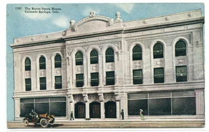 Burns Opera House Colorado Springs CO 1910c postcard - Picture 1 of 1