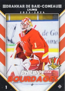 2023/24 Baie-Comeau Drakkar - PHILIPPE BOURDAGES (g) - Picture 1 of 2