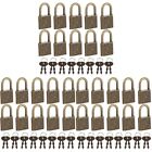 30 Pcs School Teaching Lock Luggage Locks Padlock Multifunction