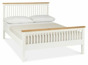 Bentley Designs Atlanta Two Tone High Footend Bedstead Double 135cm - Picture 1 of 3