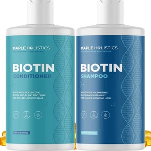 Set Shampoo e Balsamo Biotina Rosmarino - Shampoo e Balsamo Volumizzante - Foto 1 di 12