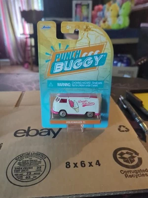 Jada Punch Buggy Slug Bug Volkswagen T1 Microbus Darryl's Soft Serve Diecast Car - Image 1 of 2