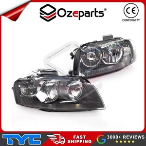 Set / Pair LH+RH Head Light Lamp Halogen (9 Pins) For Audi A3 8P Series 1 04~08 - Picture 1 of 4