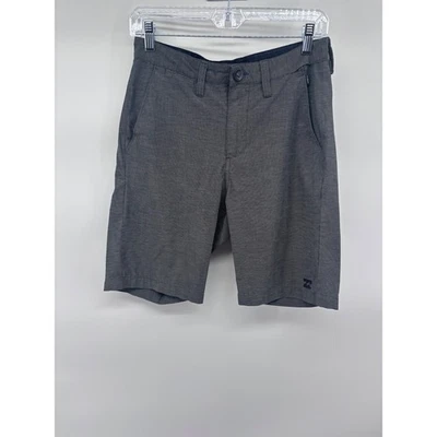Pantalones Cortos Híbridos Billabong Para Hombre Gris Rayas Secado Rápido Elastizados Talla 28 Foto 1 de 4