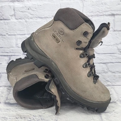 Mujeres Talla 6 Scarpa Terra GTX Gris Gamuza Cuero GORETEX Impermeable Botas de Senderismo Foto 1 de 4