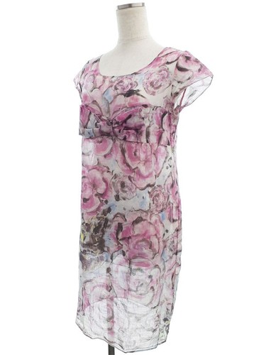 Abito Chanel Camelia Nastro Manica Corta Taglia36 P35584V25828 09P r4_0713