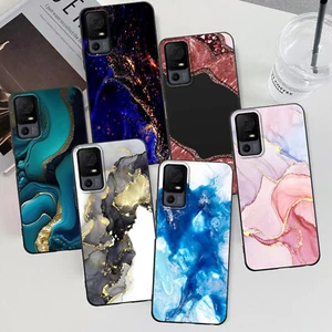 Funda trasera de mármol para teléfono TCL 50 40 XL 30 503 501 T-Mobile 7 cubierta a prueba de golpes - Imagen 1 de 44