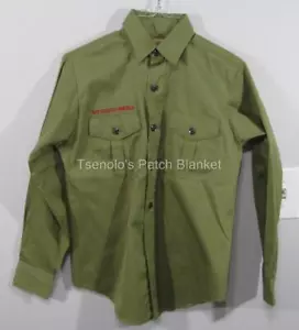 Camicia uniforme vintage Boy Scout now Scouts BSA gioventù grande LS SPEDIZIONE GRATUITA 117 - Foto 1 di 5