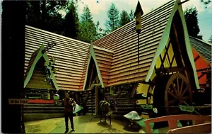 Santa's Village Mill Wheel Toy Shop Postcard - Picture 1 of 2