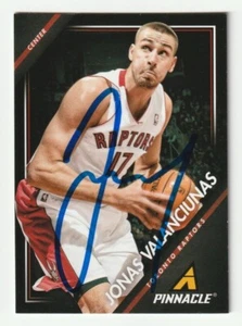 Jonas Valanciunas Signed 2013-14 Panini Pinnacle Card Auto Raptors Autograph COA - Picture 1 of 1