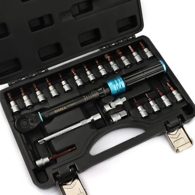 SHALL Torque Wrench Adjustable Torque Wrench 1/4" 3/8"1/2" ,2-220Nm 72 Tooth