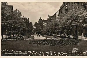 Suecia Estocolmo Kungsholmstorg Vintage RPPC B84 - Imagen 1 de 2