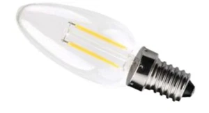 10 X Candele trasparenti filamento LED Kosnic 2 W SES bianco molto caldo (20 W alternativa) - Foto 1 di 1