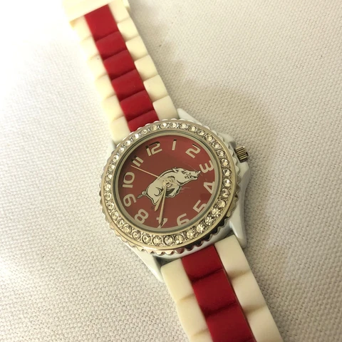 University of Arkansas Razorback Wrist Watch - Ladies Cover