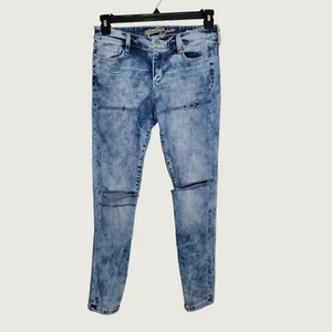 Arizona Jean Co Women's Pants Distressed 9 Acid Wash Jegging - Picture 1 of 5