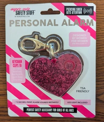 1 PC SAFETY STUFF SUPER-CUTE PERSONAL ALARM NEW IN PACKAGE MUST SEE DESCRIPTION
