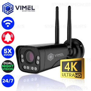 Outdoor 24/7 WIFI Security Camera 5X Optical Zoom ULTRA HD 4K LIVE VIEW - Picture 1 of 10