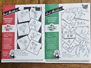 Aunt MARTHA'S Embroidery Transfer Patterns - Picture 1 of 2