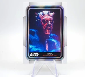 2023 Topps Star Wars Darth Maul Flagship SP Image Variation White Border - Picture 1 of 13
