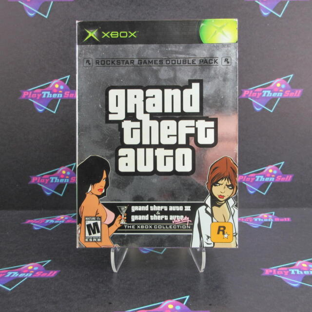 Grand Theft Auto Vice City and GTA 3 The Xbox Collection CIB