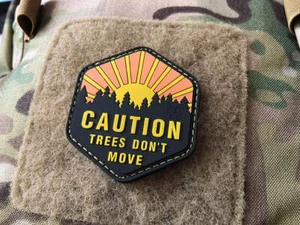 Toppa Alberi Non Muoversi, Patch in Gomma 3D - Foto 1 di 3