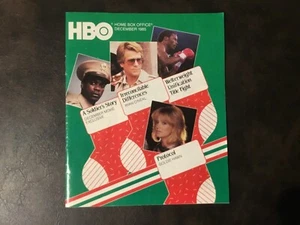 HBO PROGRAM GUIDE DEC 1985 -WELTERWEIGHT UNIFICATION TITLE FIGHT - Picture 1 of 4