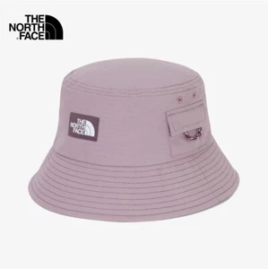 NEW THE NORTH FACE LOW BRIM POCKET HAT BUCKET GRAYISH_LILAC NE3HR03 SIZE M - L - Picture 1 of 5